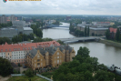 Widok na Most Grunwaldzki z Wieży Katedry we Wrocławiu.JPG