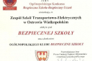 Certyfikat Bezpieczna szkoła