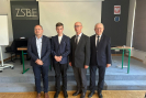 1 od lewej dr Piotr Wiertelak, Jakub Ball, dr Józef Pietrzak i prof. Piotr Grabarz.jpg
