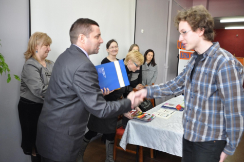 (Na zdjęciu) laureat I miejsca
