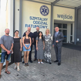 Praktykanci z Niemiec w szpitalu