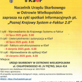 Urząd Skarbowy zaprasza na cykl letnich spotkań informacyjnych o Krajowy Systemie e-Faktur