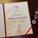 Dyrektor PUP uhonorowana odznaką Primus in Agendo