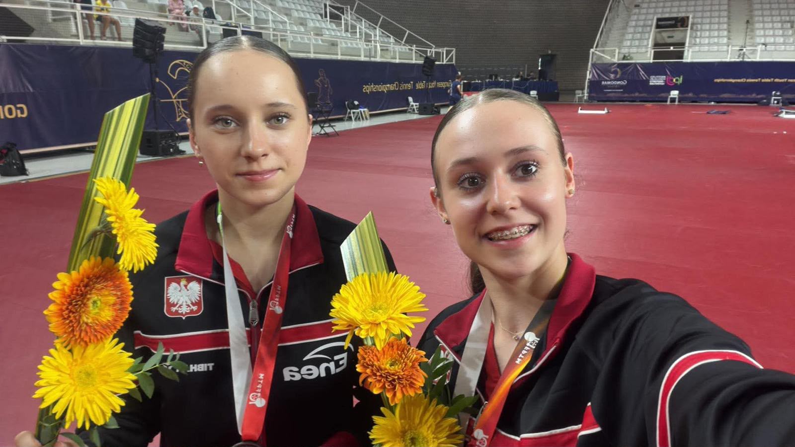 * ME - br&Auml;&hellip;z gra podwĂłjna U15 - Aleksanda Nawrocka i Ĺucja Kobosz - 5