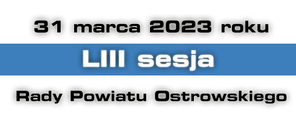 Sesje Rady Powiatu Ostrowskiego