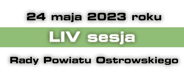 Sesje Rady Powiatu Ostrowskiego